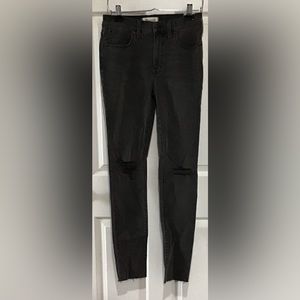 MADEWELL 9” MIDRISE SKINNY JEANS, SIZE 27T, NWT